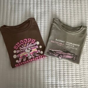 Different Brands Girls’ Cropped T-Shirts bundle – Cute & Comfy.